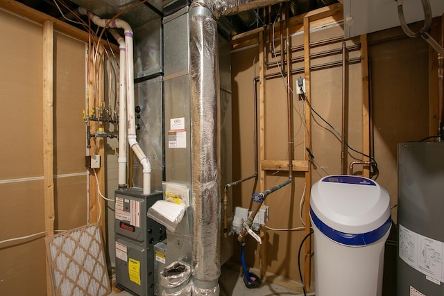 utilities featuring electric water heater