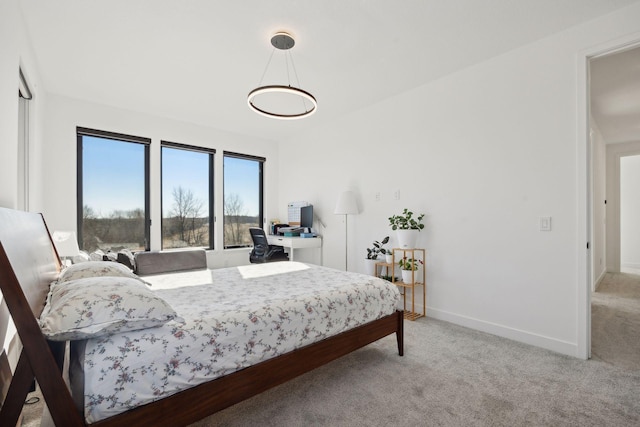 bedroom featuring carpet floors