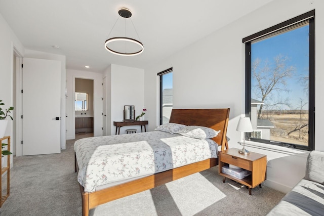 bedroom featuring carpet floors