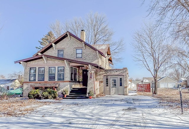 view of front of property