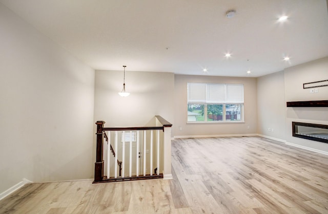 interior space featuring light hardwood / wood-style flooring