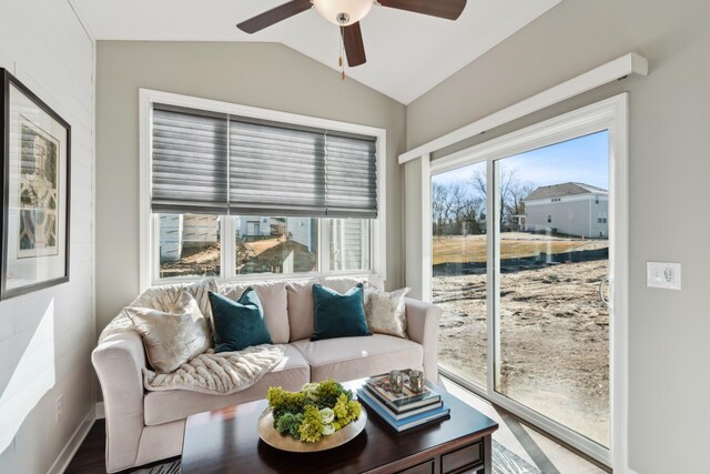 12450 Waterside Ct, Rogers, MN 55374 - sunroom featuring vaulted ceiling