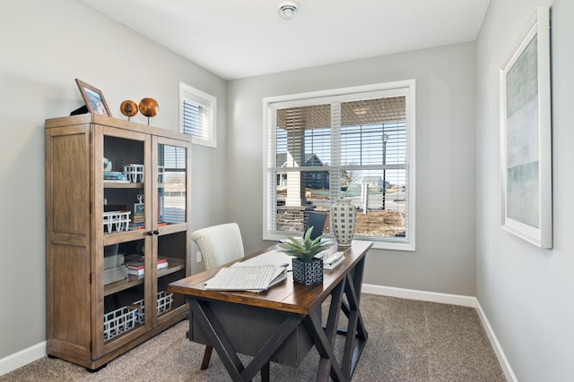 12450 Waterside Ct, Rogers, MN 55374 - office with baseboards and light carpet