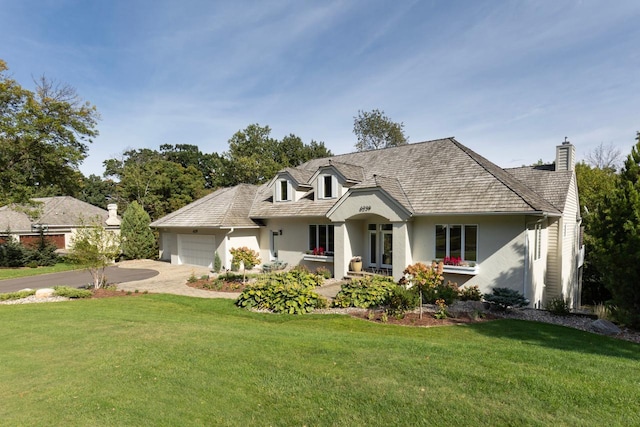 6229 Morningside Cir, Eden Prairie, MN 55344 - view of front facade with stucco siding and a front lawn