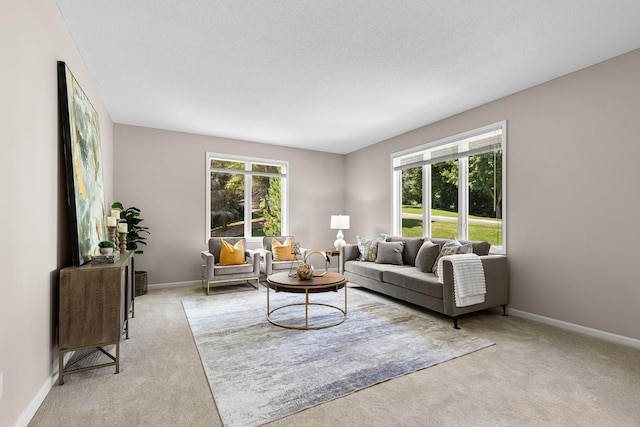 6229 Morningside Cir, Eden Prairie, MN 55344 - living room featuring plenty of natural light and light colored carpet