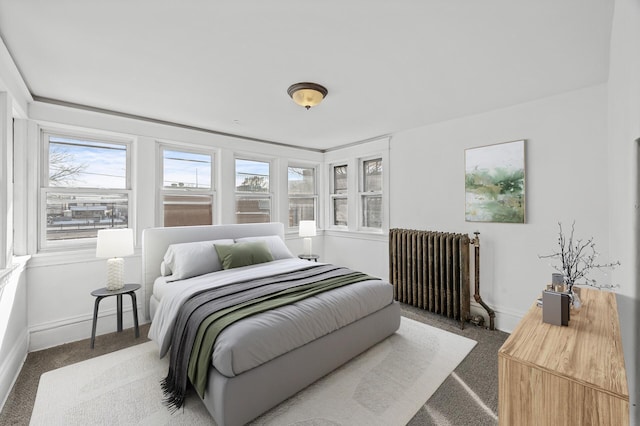 818 Sherburne Ave, Saint Paul, MN 55104 - carpeted bedroom with radiator and baseboards