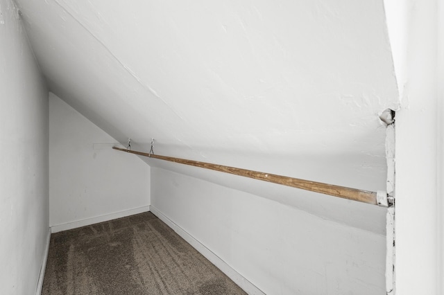 818 Sherburne Ave, Saint Paul, MN 55104 - spacious closet featuring lofted ceiling and carpet