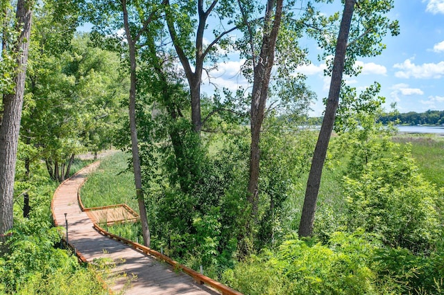 932 Orchard Ln, Roseville, MN 55113 - view of community with a forest view and a water view