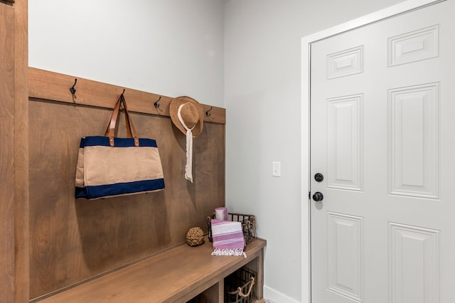 932 Orchard Ln, Roseville, MN 55113 - mudroom with baseboards