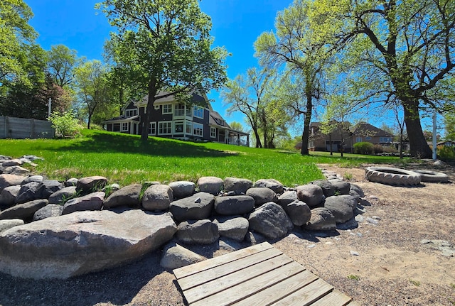 7 County Road 12 S, Buffalo, MN 55313 - view of yard with an outdoor fire pit