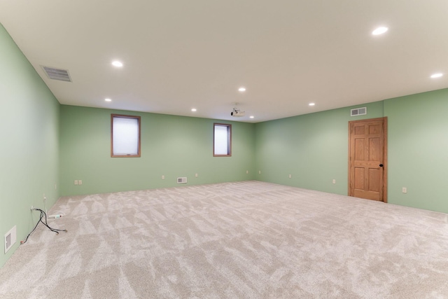 3571 Centerville Rd, Vadnais Heights, MN 55127 - below grade area with carpet floors and recessed lighting