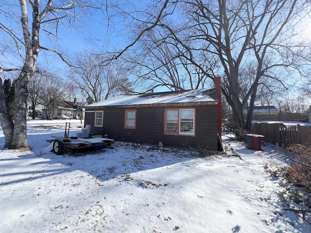 view of front of property