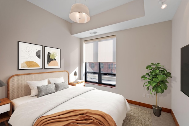 bedroom featuring carpet floors