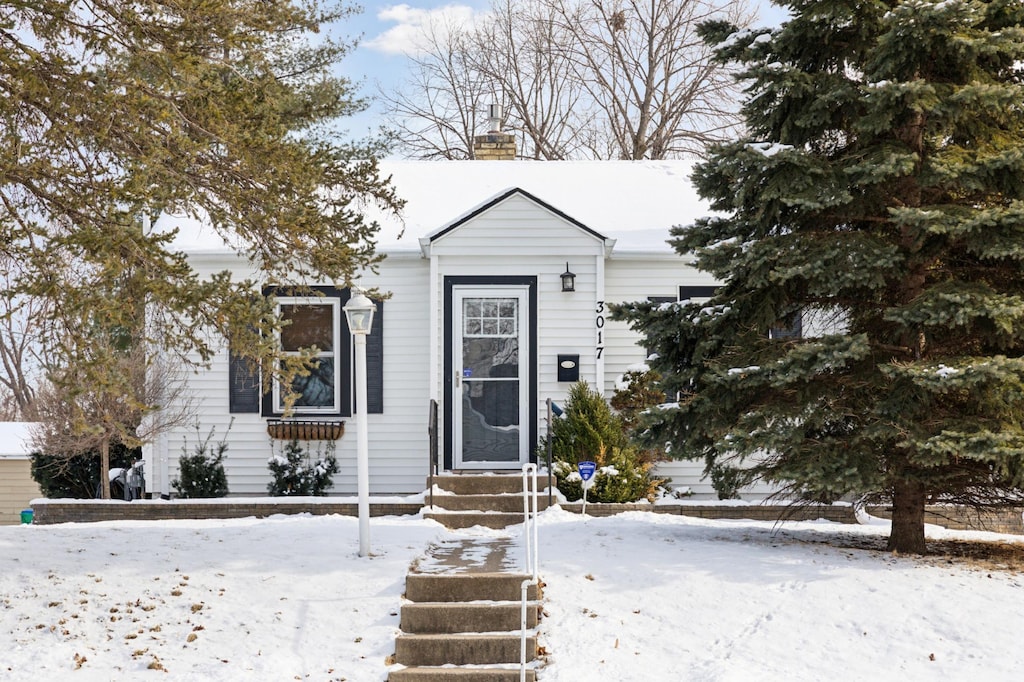 view of bungalow