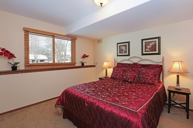 bedroom with carpet flooring