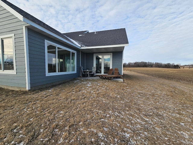 rear view of house with a patio area