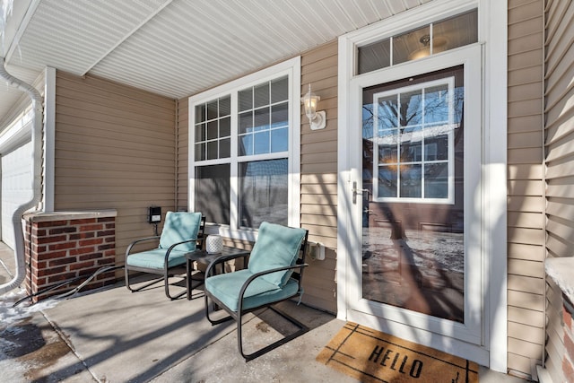 view of patio / terrace featuring a porch