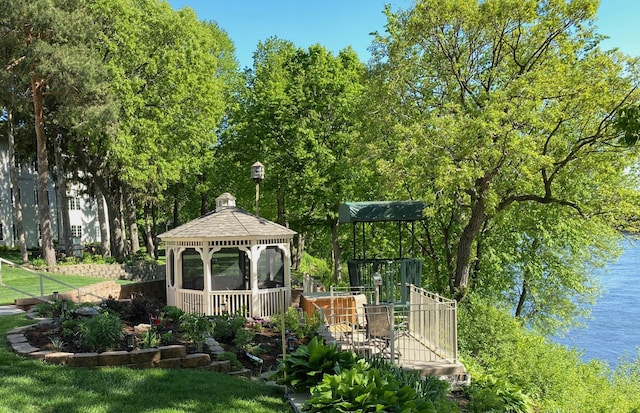 11030 Mississippi Blvd NW Unit 221, Coon Rapids, MN 55433 - view of green lawn featuring a gazebo
