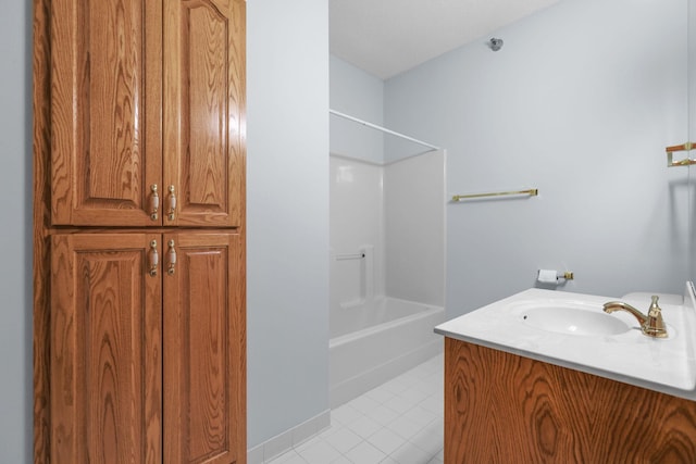 11030 Mississippi Blvd NW Unit 221, Coon Rapids, MN 55433 - full bathroom with shower / bath combination, tile patterned floors, and vanity