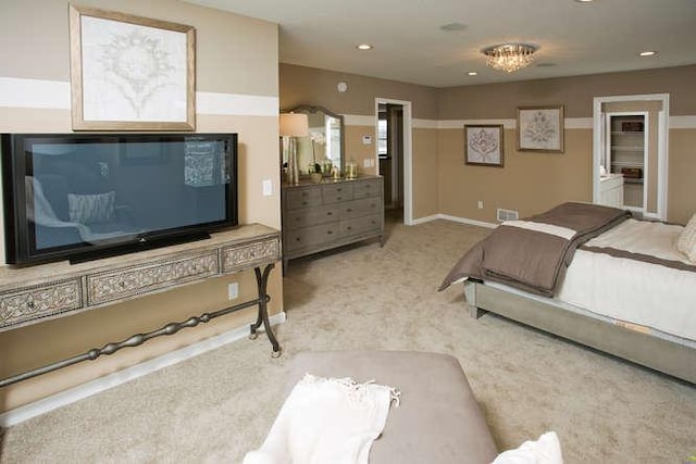 bedroom featuring carpet flooring