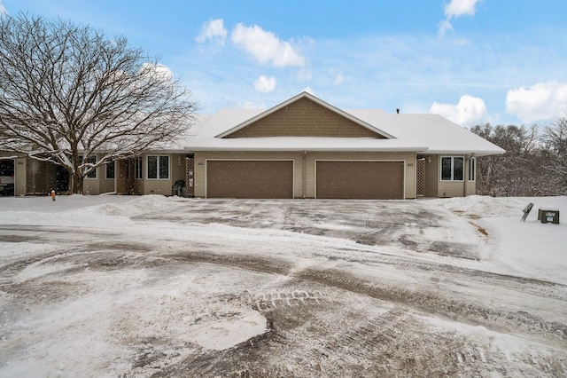 ranch-style house with a garage