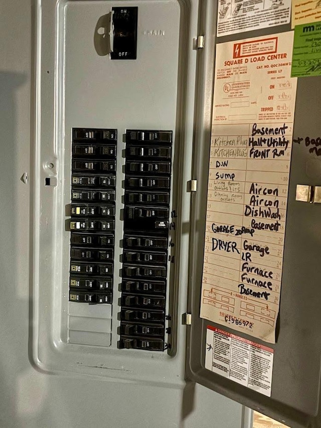 utilities with electric panel