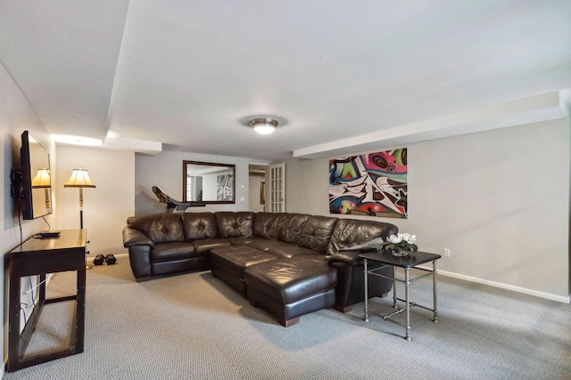 5231 Clinton Ave, Minneapolis, MN 55419 - living area with baseboards and carpet