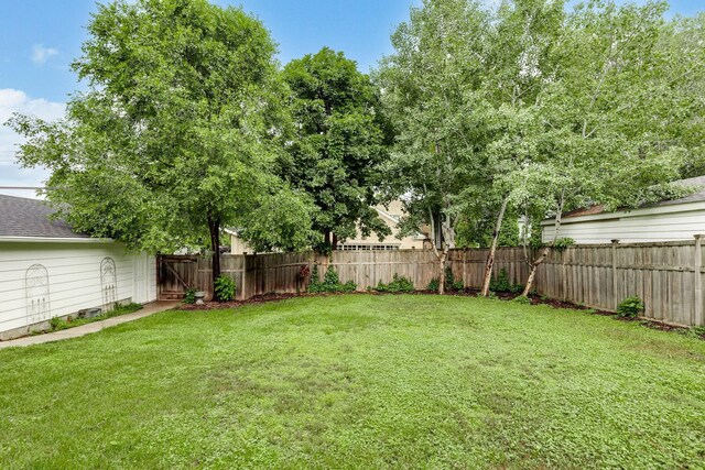 5231 Clinton Ave, Minneapolis, MN 55419 - view of yard featuring a fenced backyard