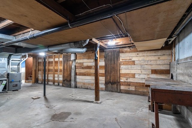 109 3rd St E, Ada, MN 56510 - unfinished basement featuring heating unit