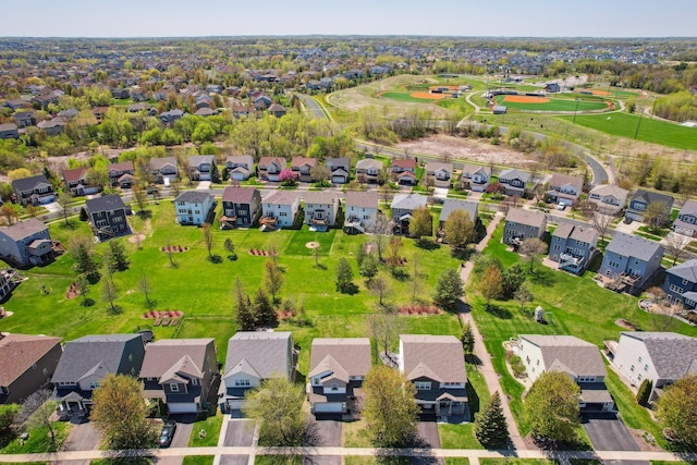 6789 Troy Ln N, Maple Grove, MN 55311 - aerial perspective of suburban area