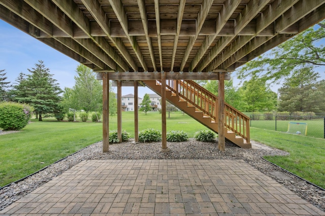 6789 Troy Ln N, Maple Grove, MN 55311 - view of patio / terrace featuring stairs