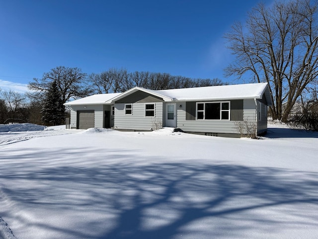 view of front of house featuring an attached garage