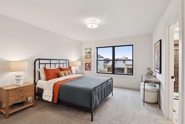 bedroom featuring carpet flooring