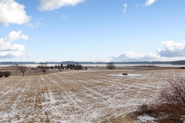 exterior space featuring a rural view