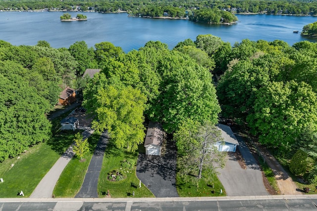 16091 Northwood Rd NW, Prior Lake, MN 55372 - view of property location with a nearby body of water and a heavily wooded area