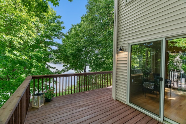 16091 Northwood Rd NW, Prior Lake, MN 55372 - deck with a water view