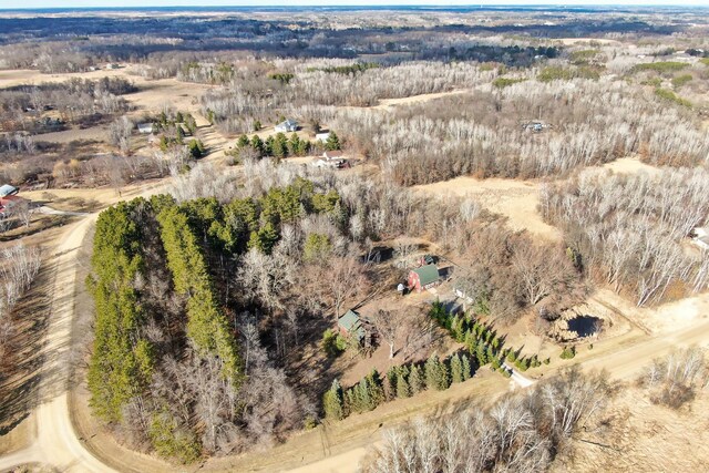 aerial view with a view of trees