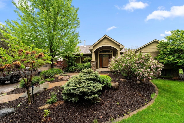 2650 Fox St, Orono, MN 55391 - view of property hidden behind natural elements featuring a front lawn