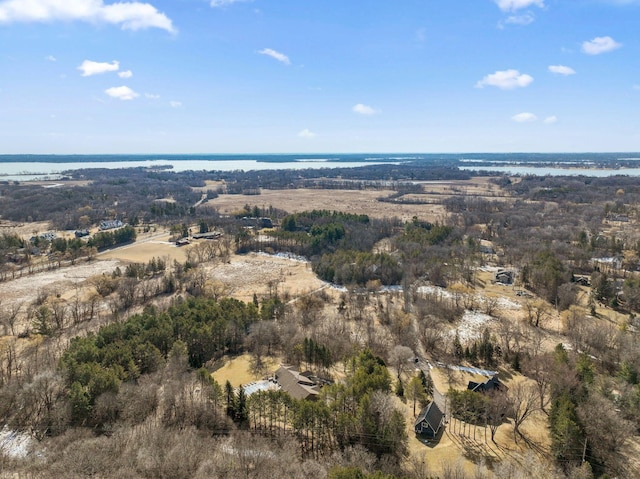 2650 Fox St, Orono, MN 55391 - aerial overview of property's location with a nearby body of water