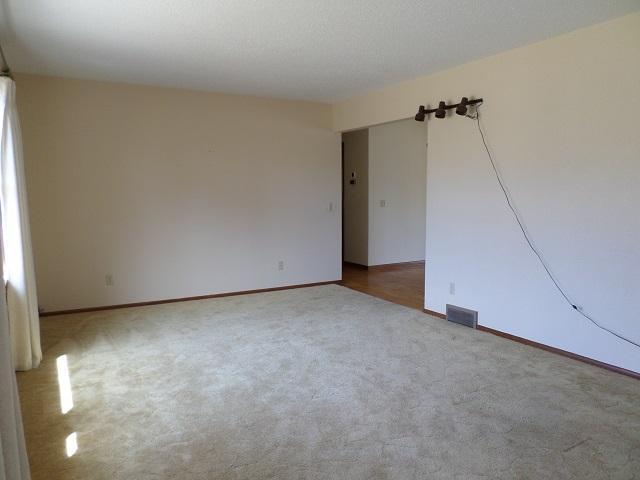carpeted empty room with baseboards and visible vents