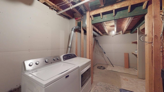 laundry area featuring independent washer and dryer