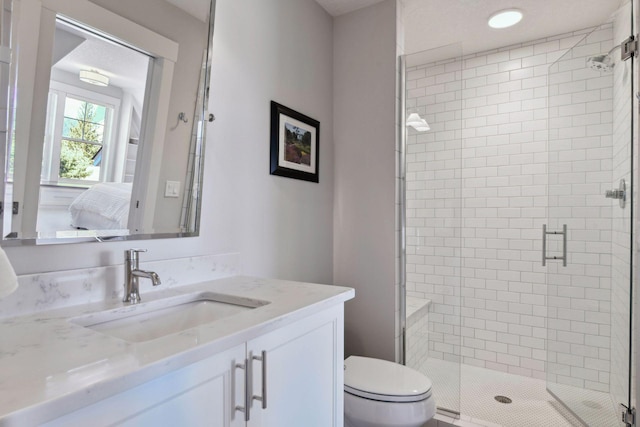 4765 Augusta St, Orono, MN 55364 - ensuite bathroom featuring vanity and a stall shower