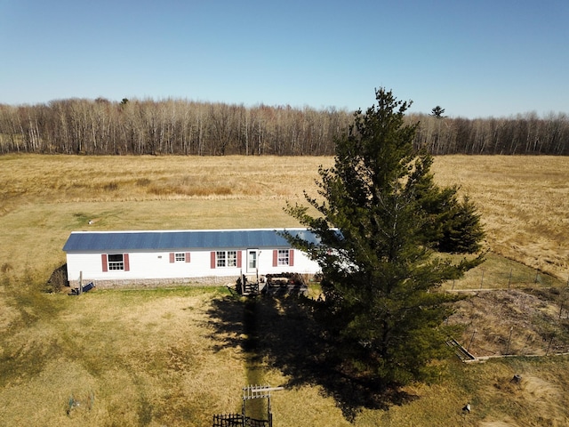 4906 32nd St SW, Pine River, MN 56474 - drone / aerial view featuring a rural view