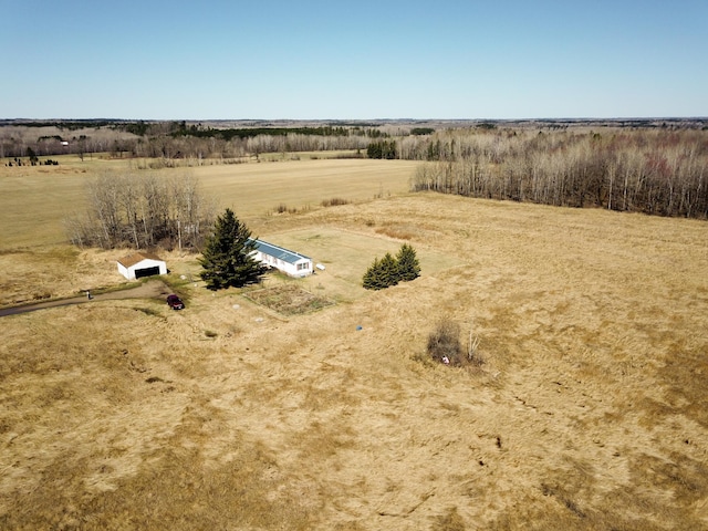 4906 32nd St SW, Pine River, MN 56474 - bird's eye view featuring a rural view