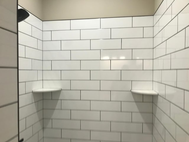 bathroom with walk in shower