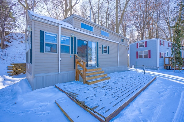 view of front of home