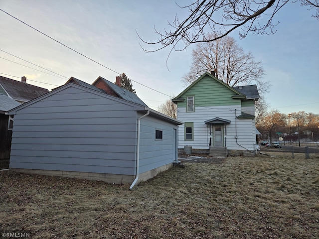 view of rear view of house