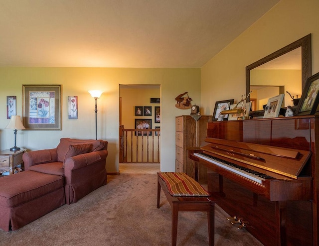 interior space featuring carpet floors