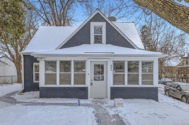 view of front of home