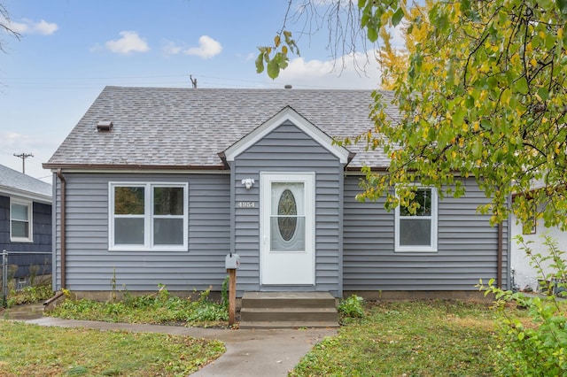 view of front of property